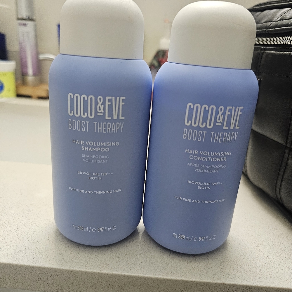 Coco and Eve boost therapy shampoo and conditioner set